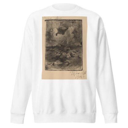 Storm at Sea by Thorvald Simeon Niss Sweatshirt