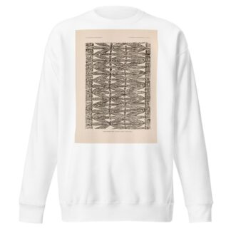 Decorative art of New Guinea Pl.07 by Albert Buell Lewis Sweatshirt