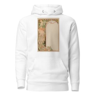 Menu Card by Alphonse Mucha Hoodie
