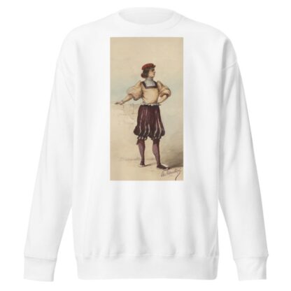 Historical costumes Pl.36 by Charles Bianchini Sweatshirt