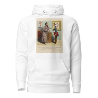 Tu vas porter cette note aux journaux by Honoré Daumier Hoodie
