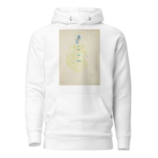 Pirates of Penzance: Mabel. Ruffled yellow gown with blue bows by Alex Jones Hoodie