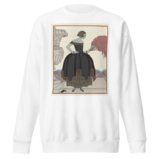 Pavane ; Robe du soir, de Worth by George Barbier Sweatshirt