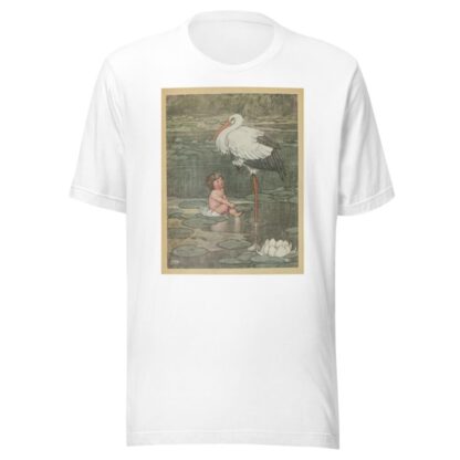 The bud opened into a full-blown flower, in the middle of which lay a beautiful child by William Heath Robinson T-Shirt