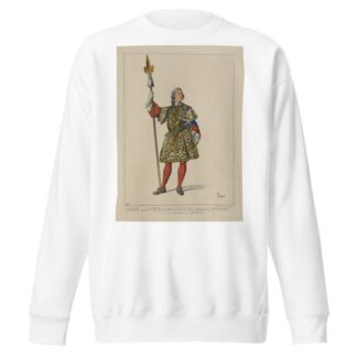 Garde de la porte du roi Louis XV, dite de la manche. D’après une gravure de Chevilet. by Raphaël Jacquemin Sweatshirt