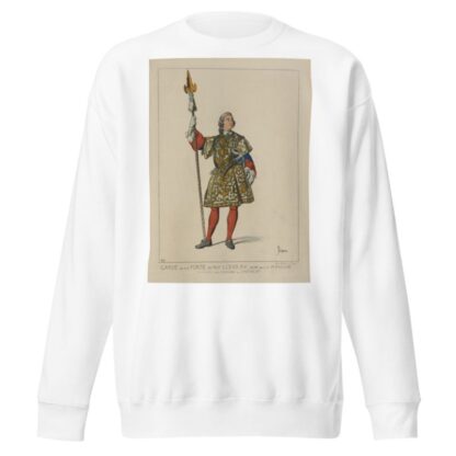 Garde de la porte du roi Louis XV, dite de la manche. D’après une gravure de Chevilet. by Raphaël Jacquemin Sweatshirt