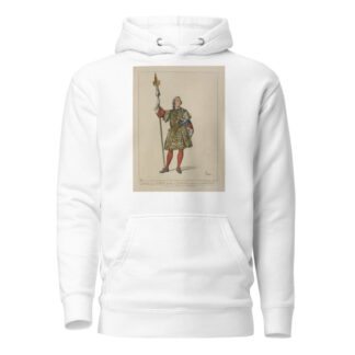 Garde de la porte du roi Louis XV, dite de la manche. D’après une gravure de Chevilet. by Raphaël Jacquemin Hoodie
