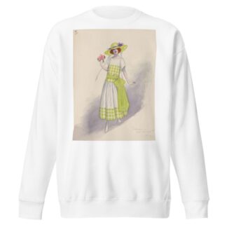 Gingham girl, 4 by Will R. Barnes Sweatshirt