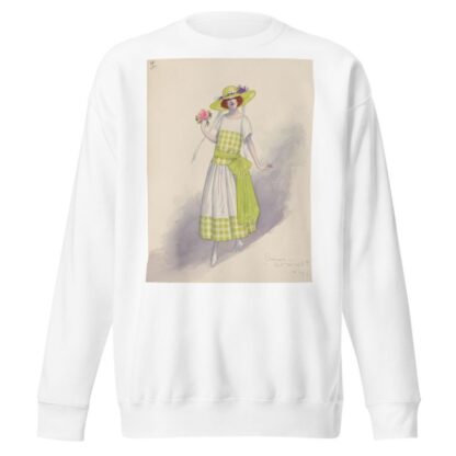 Gingham girl, 4 by Will R. Barnes Sweatshirt