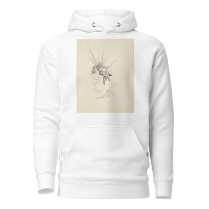 Zwevende man aan parachute by F. Ockerse Hoodie