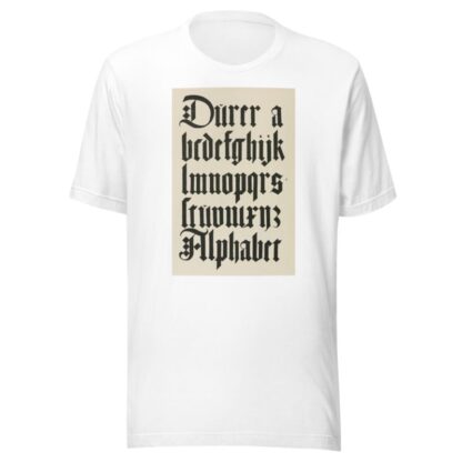 German Blackletters 3 by Frank Chouteau Brown T-Shirt