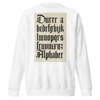 German Blackletters 3 by Frank Chouteau Brown Sweatshirt