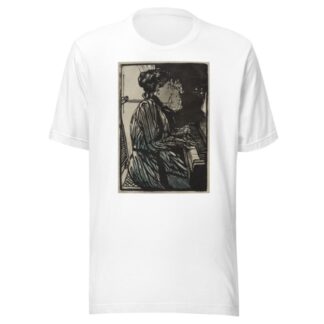 Etude a Quatre Mains by Auguste Louis Lepère T-Shirt