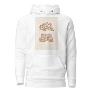 The soft porcelain of Sèvres Pl.18 by Edouard Garnier Hoodie