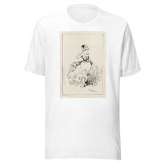 Femme au fichu, vue de dos by Auguste Péquégnot T-Shirt