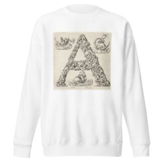 Letter A by Jeremias Falck Sweatshirt