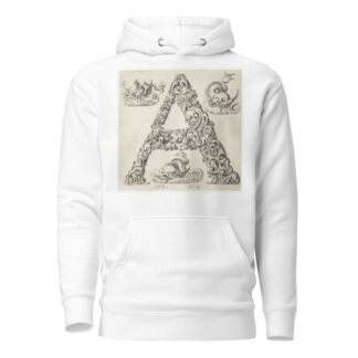 Letter A by Jeremias Falck Hoodie