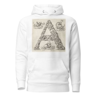 Letter A by Jeremias Falck Hoodie