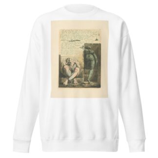 The red limb’d Angel… by William Blake Sweatshirt