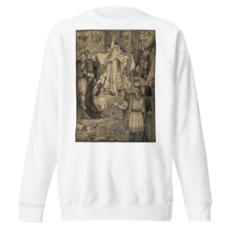 Lear with Cordelia dead in his arms by Louis Rhead Sweatshirt