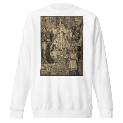 Lear with Cordelia dead in his arms by Louis Rhead Sweatshirt