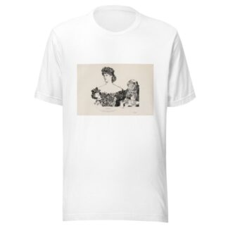 At Dinner by Charles Dana Gibson T-Shirt