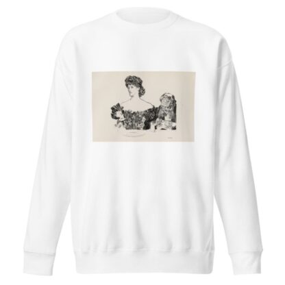 At Dinner by Charles Dana Gibson Sweatshirt