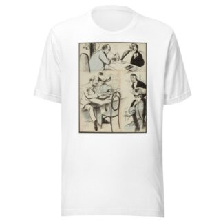 Au restaurant by Fernand Louis Gottlob T-Shirt