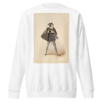 Costume Study for Belmonte in the ‘Abduction from the Seraglio’ by W.A. Mozart by Johann Georg Christoph Fries Sweatshirt