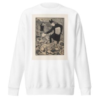 Ontwerp voor een politieke spotprent op zendingswerk by Albert Hahn Sweatshirt