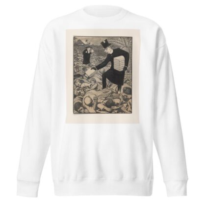 Ontwerp voor een politieke spotprent op zendingswerk by Albert Hahn Sweatshirt