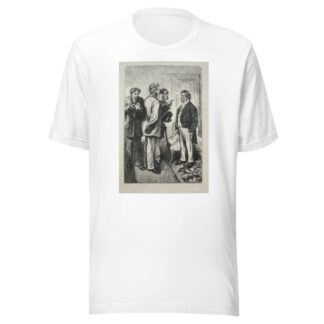 Our Christmas Turkey, Mr. Bobsby Concerned by Charles Samuel Keene T-Shirt