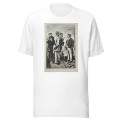 Our Christmas Turkey, Mr. Bobsby Concerned by Charles Samuel Keene T-Shirt