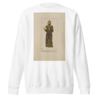 Nicephore Botaniate, Empereur d’Orient 1078-81. Miniature d’un manuscrit Grec a la Bible Imperieale. by Raphaël Jacquemin Sweatshirt