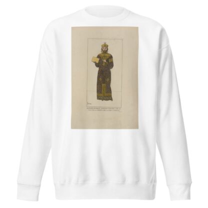 Nicephore Botaniate, Empereur d’Orient 1078-81. Miniature d’un manuscrit Grec a la Bible Imperieale. by Raphaël Jacquemin Sweatshirt