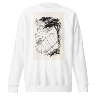 Kampeerders aan een waterkant by Anonymous Sweatshirt