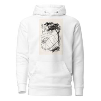 Kampeerders aan een waterkant by Anonymous Hoodie