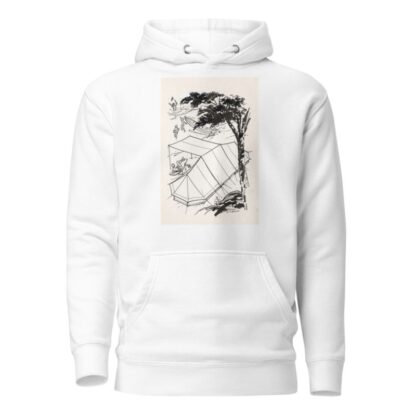 Kampeerders aan een waterkant by Anonymous Hoodie