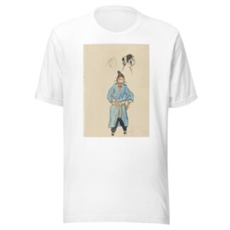 Chinese Actor and Two Sketches of a Woman’s Head by Emil Orlik T-Shirt