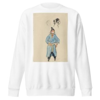 Chinese Actor and Two Sketches of a Woman’s Head by Emil Orlik Sweatshirt