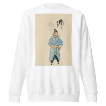 Chinese Actor and Two Sketches of a Woman’s Head by Emil Orlik Sweatshirt