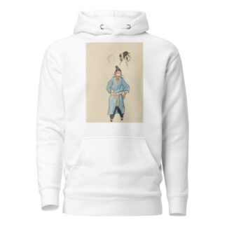 Chinese Actor and Two Sketches of a Woman’s Head by Emil Orlik Hoodie
