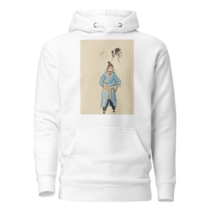 Chinese Actor and Two Sketches of a Woman’s Head by Emil Orlik Hoodie
