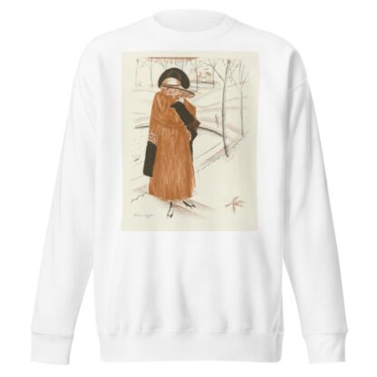 L’Heure du rendez-vous ; Manteau d’après-midi, de Paul Poiret by Alexandre Jacovleff Sweatshirt