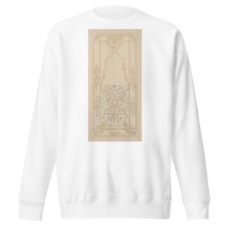 Design for a panel ornamented with strapwork and rinceaux by Jules-Edmond-Charles Lachaise Sweatshirt