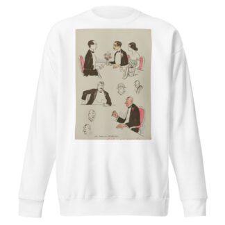 Nice- Au Casino by Georges Goursat (Sem) Sweatshirt