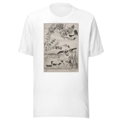 Lapwings and Teals by Félix Bracquemond T-Shirt