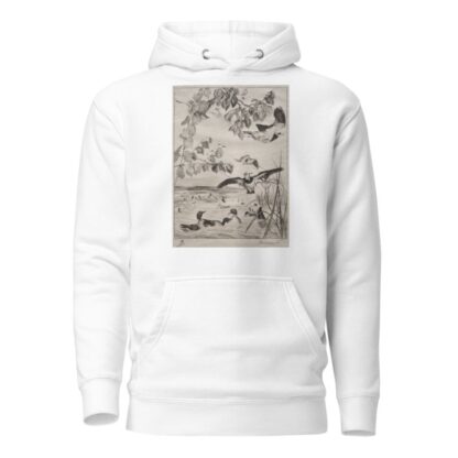 Lapwings and Teals by Félix Bracquemond Hoodie