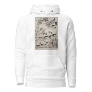 Lapwings and Teals by Félix Bracquemond Hoodie