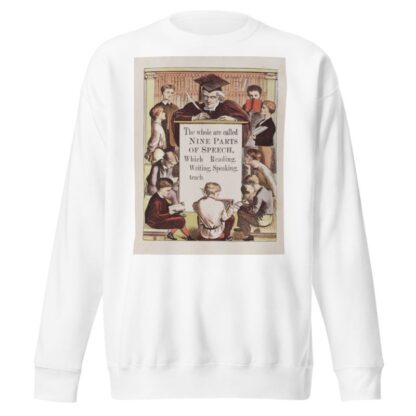 Nine parts of speech by Walter Crane Sweatshirt